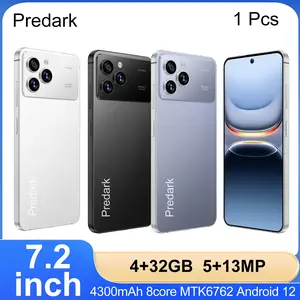Predark I25 Ultra Smartphone, 7.2 Inch Large Screen, 4300mah Battery, 4+32GB Memory, Dual Camera, Octa-Core Processor, Android 12, 4g Dual Sim