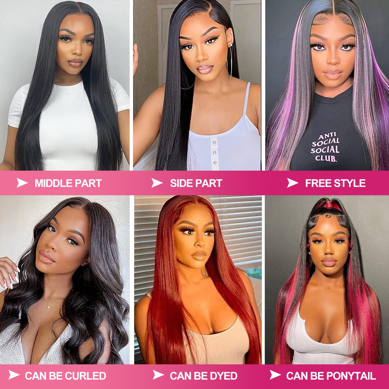 Bone Straight 360 HD Full Lace Frontal Human Hair Wigs For Woman Cheap Brazilian 180% 13x4 13X6 Transparent Lace Front Wig Smooth Pre Plucked 12-36 Inch Bling Hair Wholesale TikTokShopHolidayHaul