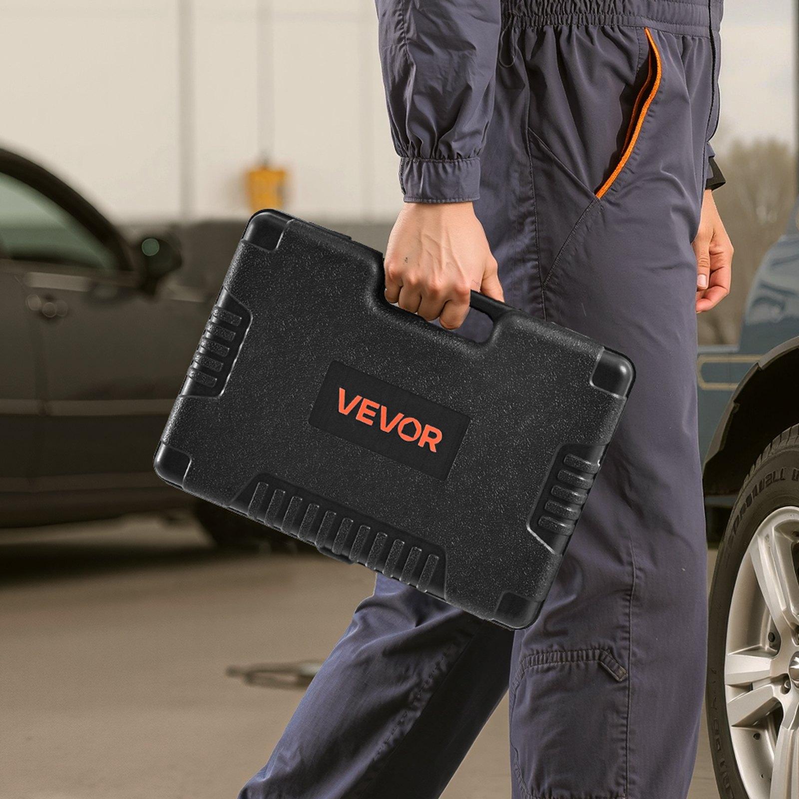 VEVOR Socket Set, 108 Pieces, 1/4 & 1/2 inch Drive Socket and Ratchet Set, Metric Size from 4 to 32 mm, Mechanic Tool Kit with Bits, Accessories, Storage Case, CR-V Alloy Steel, for Automotive Repair VEVOR Socket Set, 108 Pieces, 1/4 & 1/2 inch Drive Socket and Ratchet Set, Metric Size from 4 to 32 mm, Mechanic Tool Kit with Bits, Accessories, Storage Case, CR-V Alloy Steel, for Automotive Repair