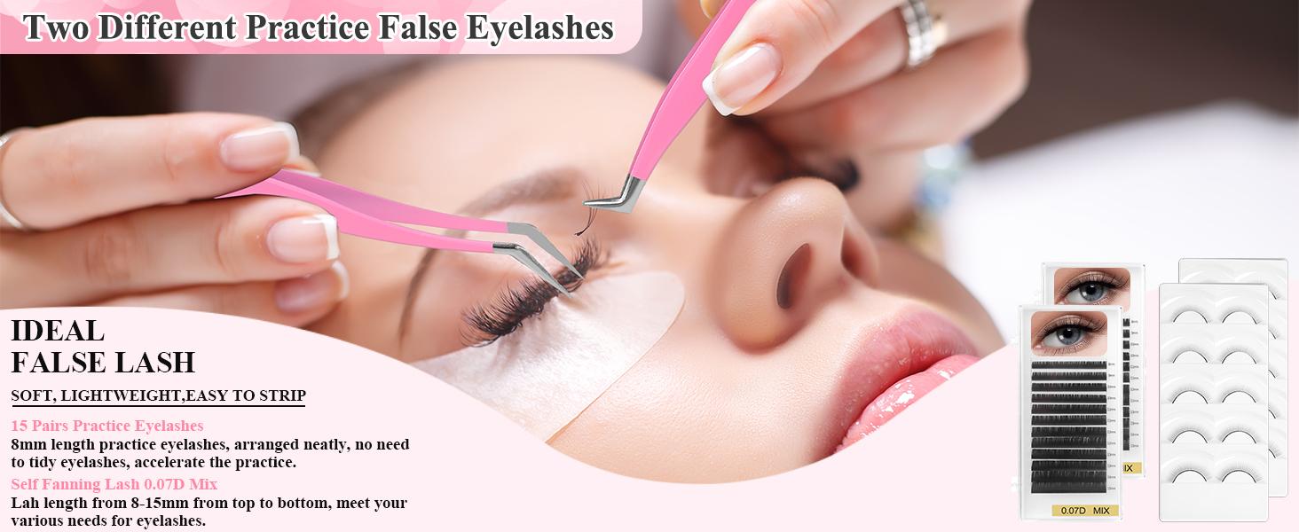 Lashes Kit for Eyelash Extension Beginner Lash Tech Starter Kit with Eye Lash Mannequin Head, Professional Eyelash Extension Kit with Lash Fan, Extension Glue and Eyelash Remover for Practice Lashes Kit for Eyelash Extension Beginner Lash Tech Starter Kit with Eye Lash Mannequin Head, Professional Eyelash Extension Kit with Lash Fan, Extension Glue and Eyelash Remover for Practice