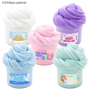 Cartoon Butter Slime Kit 70ML Jar, Ultra Soft Satisfying Squishy Stress Relief Bubble Gum, Fun Squeezing Toy, Perfect for Relaxation and Playtime