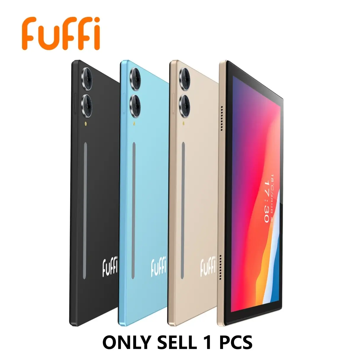 Fuffi Smart Gaming Tablet, 10.1-Inch HD Screen, Octa-Core Processor, 3gb+32GB RAM, 4000mah Battery, 5mp Camera, Shockproof Case,  4G network dual SIM dual standby
