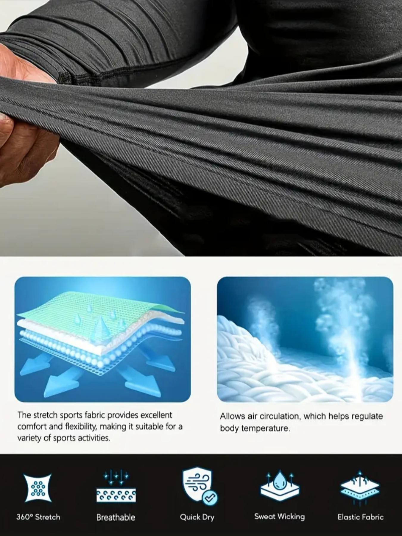 1pc Men's Compression Workout Shirt – Cross & Wings Print, Athletic Style Activewear, High Performance Activewear, Gym Outfit, Slim Fit, Breathable & Stretchy Top for Gym & Training