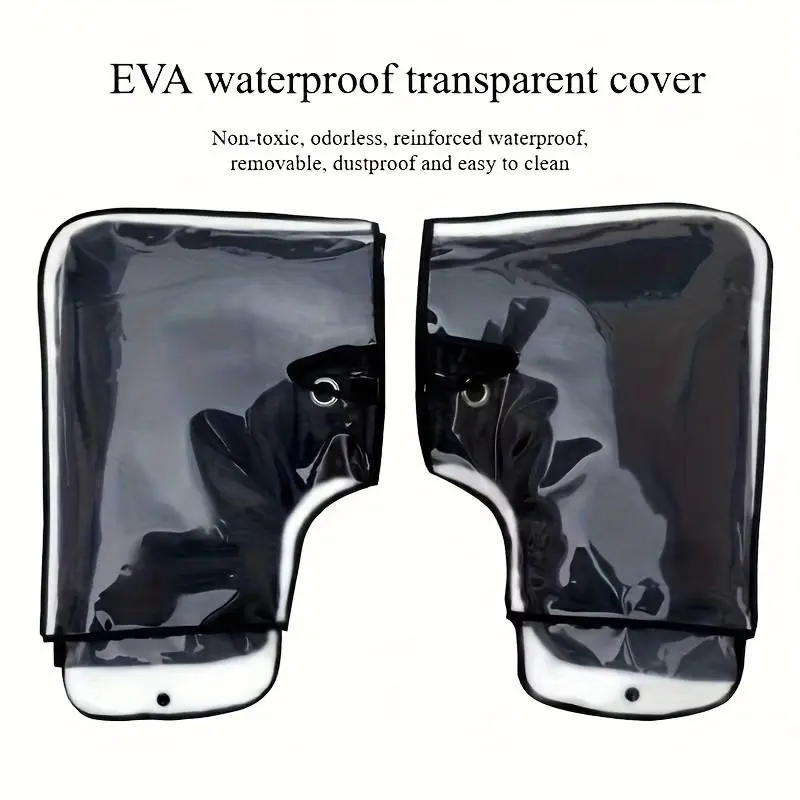 All-Season Windproof Rainproof Motorcycle Handlebar Covers, Winter Thick Warm Anti-Slip Hand Guards, Universal for E-Bike/scooter/motorcycle