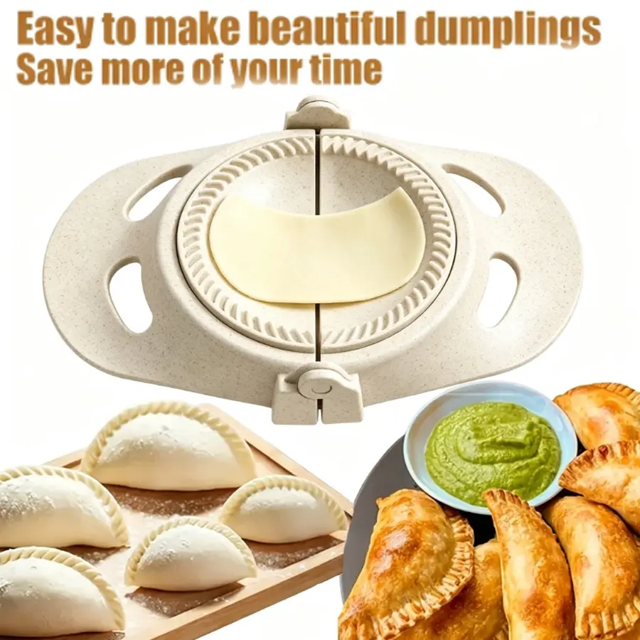 Multifunctional Dumpling Machine Mold, Easy Dumpling Making Tools, Household Kitchen Utensils, Small Kitchen Tools, Dumpling Skin Molds, Food Preparation Tool