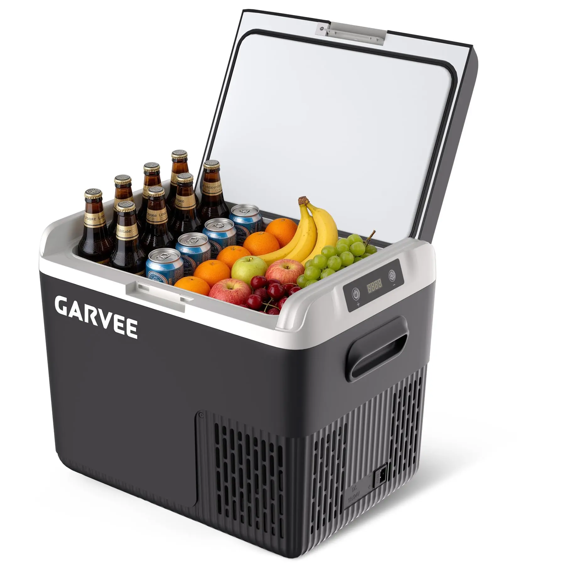 【Garvee】19QT (18L) Portable Car Refrigerator – Compressor Electric Cooler, -4°F to 68°F – Portable Fridge Freezer for Car, Truck, RV, Camping, Road Trip – 12/24V DC Support
