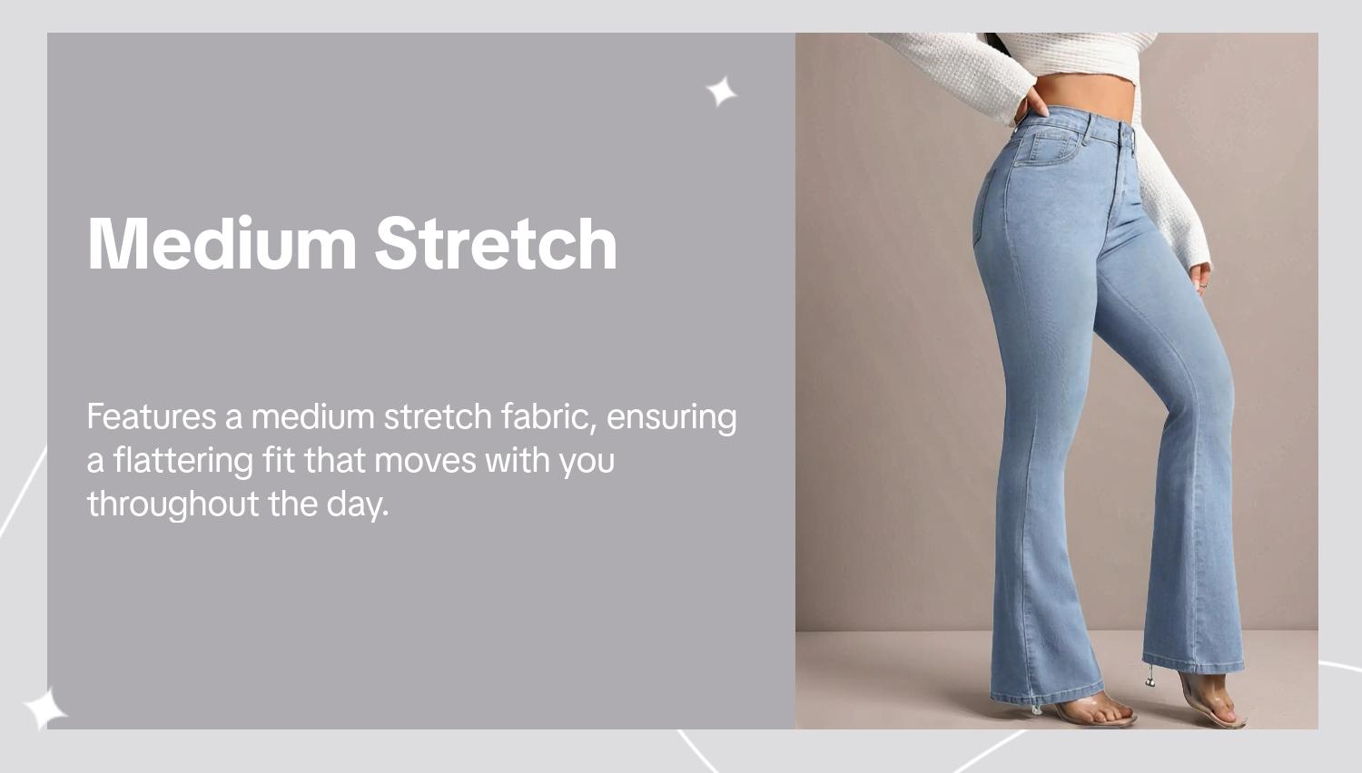 Gilipur Y2k Women's High Waist Flare Leg Jeans, Casual Button Fly Pocket Design Bell Bottom Denim, Women's Bottoms for Daily Wear, Fashionable and Versatile Women's Everyday