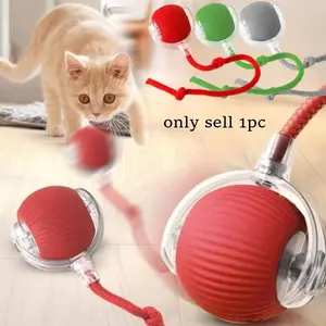 Interactive Cat Toy, 1 Count USB Rechargeable Automatic Cat Teaser Toy, Irregular Moving Cat Teaser Toy, Fun Indoor Cat Toy, Automatic Rolling Ball, Pet Supplies