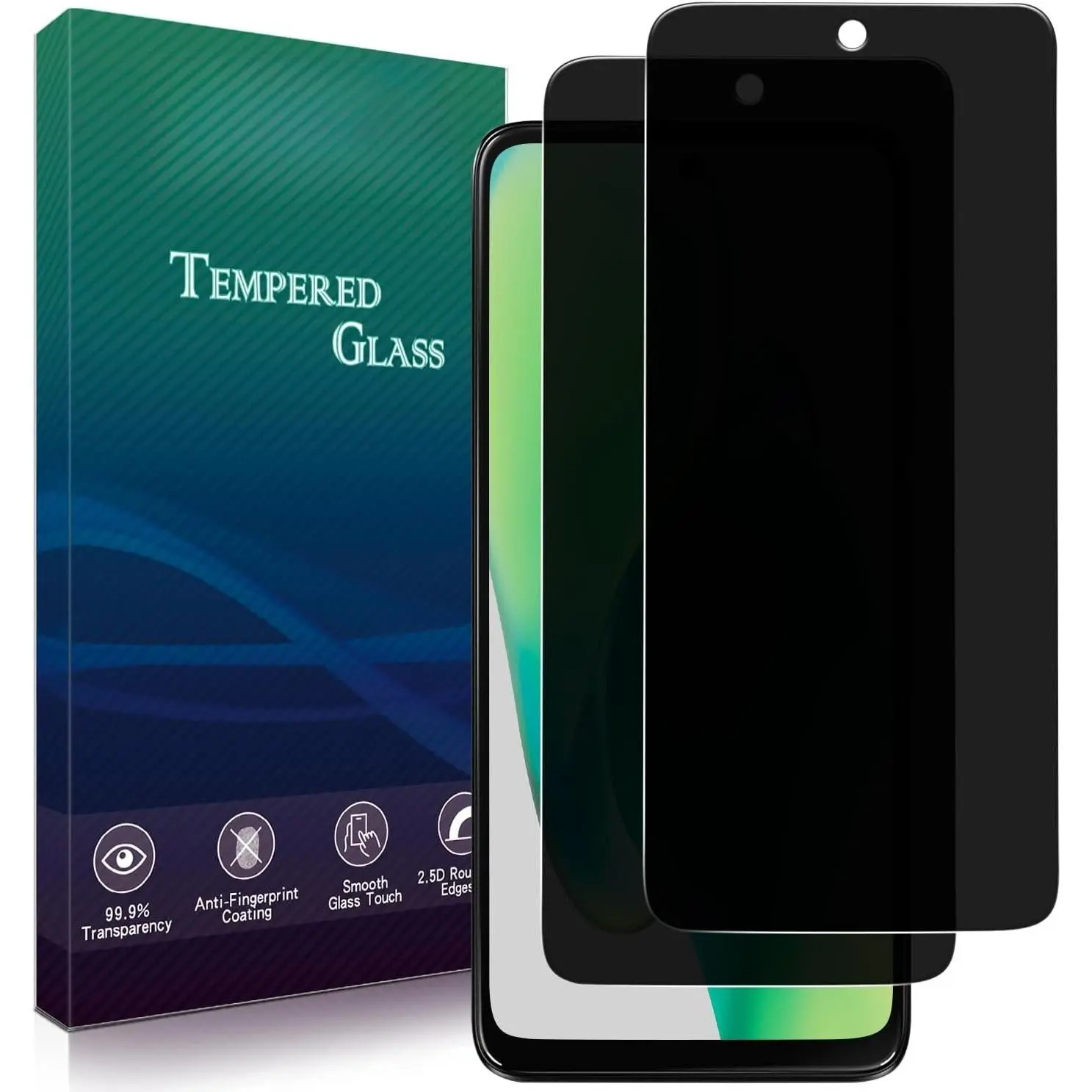 2 Pack  Screen Protector for   G 5G (2025) Anti Spy Tempered Glass Film, Anti-Scratch, Bubble Free, Case Friendly
