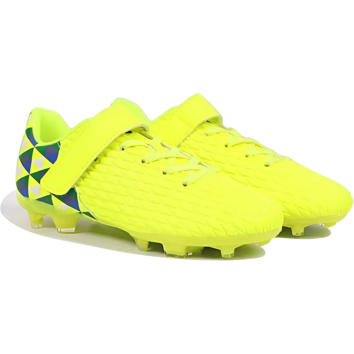 Unisex-Child Athletic Outdoor Training Soccer Cleats for Youth | Little/Big Kid Firm Ground Football Shoes | LightweightGift.