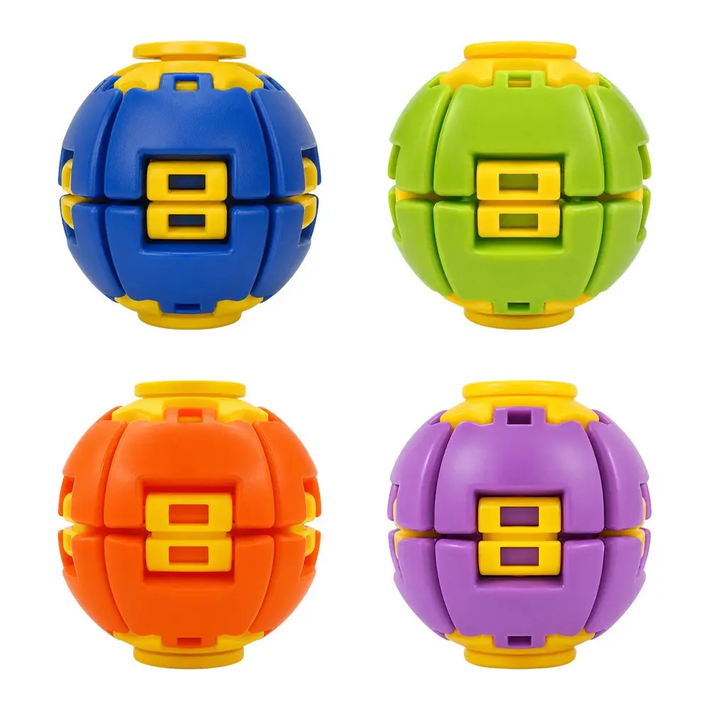 Press & Spin Rotating Ball, Mechanical Fidget Spinner Sphere, Satisfying Handheld Stress Relief Ornament, Desktop Relaxation Accessory, Halloween Thanksgiving Christmas New Year Gift, Birthday Present