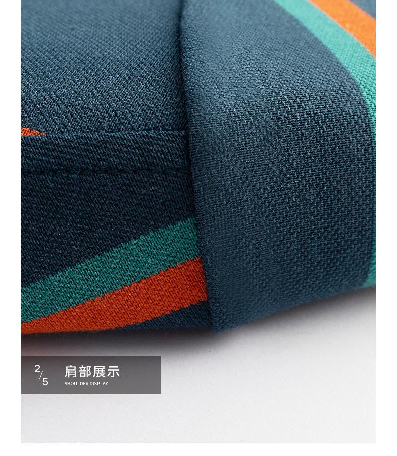 Slim-fit embroidered short-sleeve regular fit casual fashion men's middle-aged business polo shirt