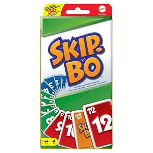 SKIP.BO Card Game - English Edition | Sequential Fun for 2-6 Players, Ideal for Family Game Night