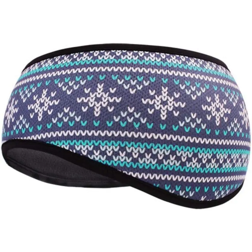 Women's Ear Warmer Winter  Band Ski Ear Muff Stretch Hair Band for Running Yoga Skiing & Daily Wear