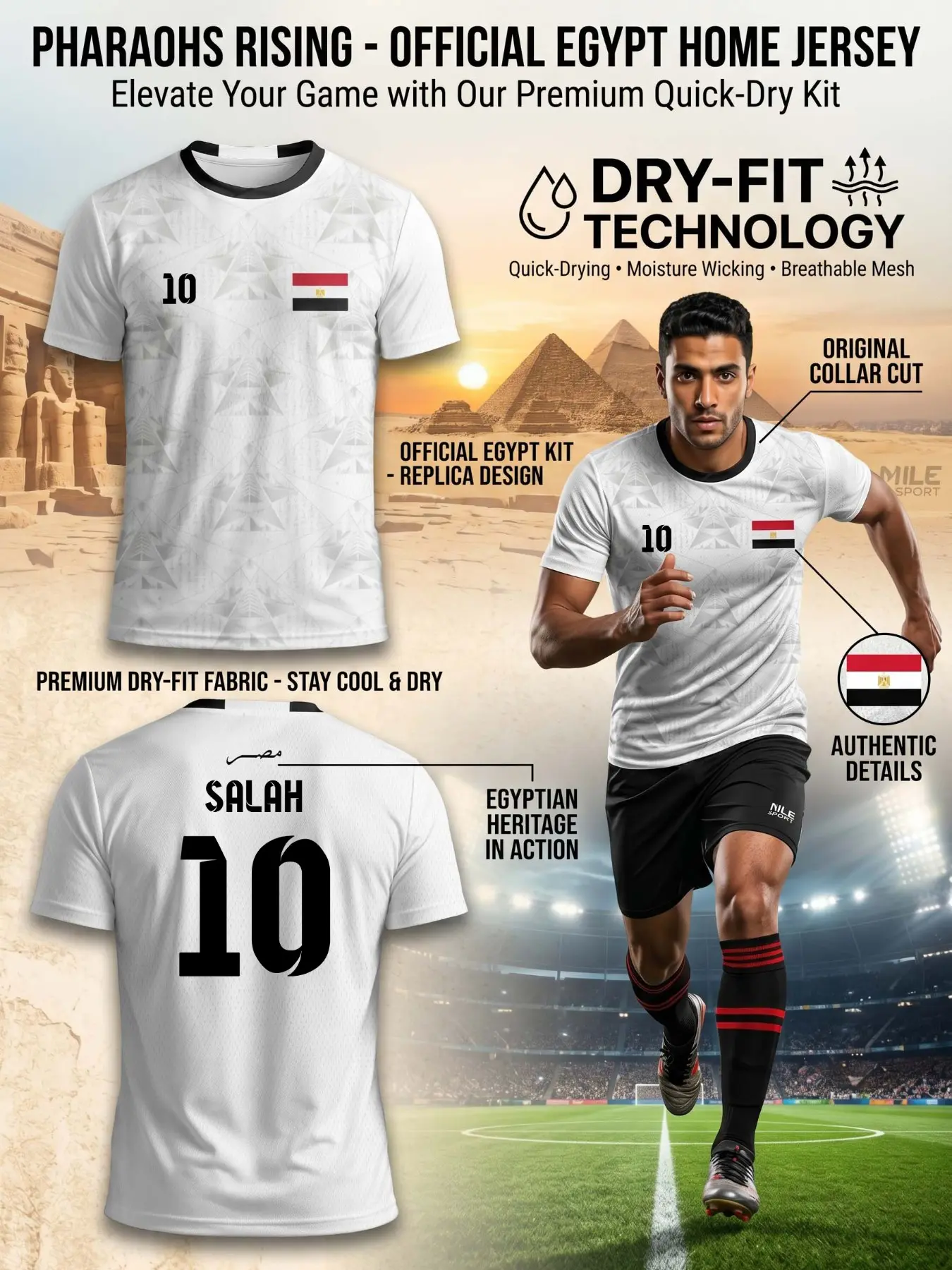 Clean Soccer Jersey, Traditional Style Print, Trim, Soft Fabric, Casual Training Top, Casual Sports Jersey, Outdoor Running, Gym, Streetwear, Short Sleeve Jersey