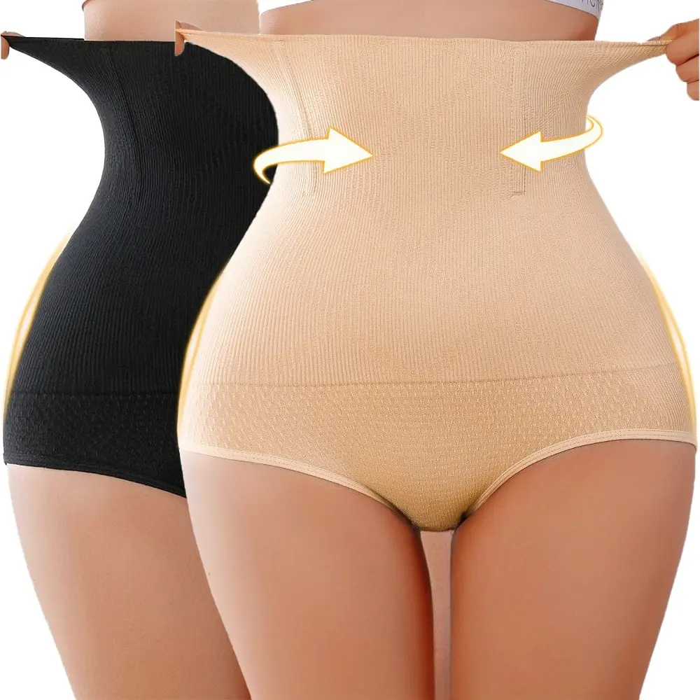 Women's High Waist Compression Seamless Tummy Tuck Butt Lifting Shapewear Panties Girdle Underwear Bodyshapewear Shaper