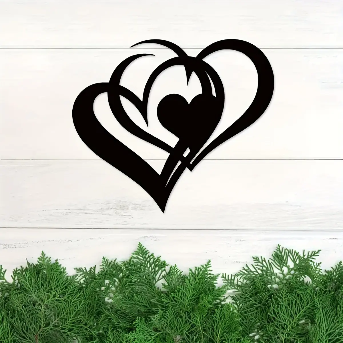 Heart Shaped Metal Wall Art, Room Wall Decor, Durable and Beautiful Artistic Decoration, Easy to Hang, Perfect Thoughtful Gift for Any Occasion