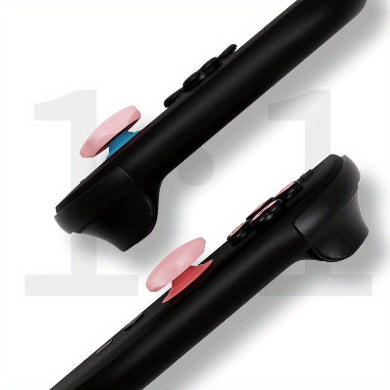 Silicone Soft D-Pad Cross Button ABXY Key Sticker Skin Case in Pink And Purple for Nintendo Switch 2 Joycon Thumb Stick Grip Cap Cover, Designed for NS2 Gaming Accessories.