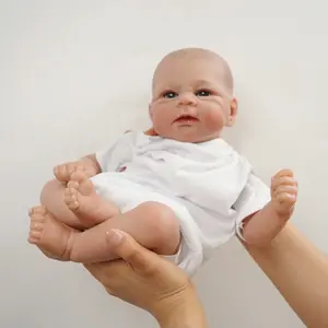 17-Inch Realistic Loulou Bebe Doll, Newborn Babe Dolls, Hand-Painted 3D Hair, Soft Touch Newborn Design, Includes Accessories, Ideal Gift for Kids