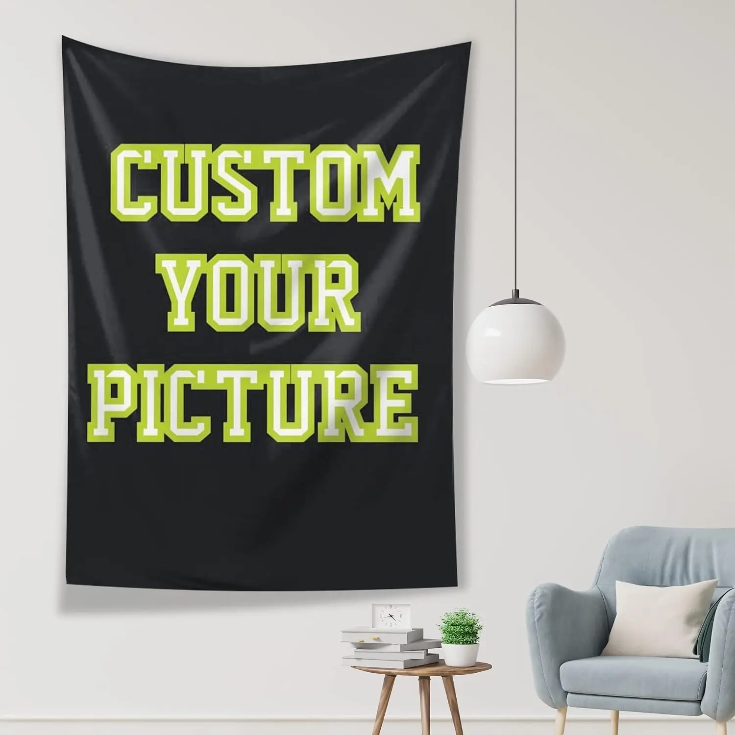 Custom Tapestry Upload Images Banners and Signs Customize For Bedroom 60 * 80 inch Vertical