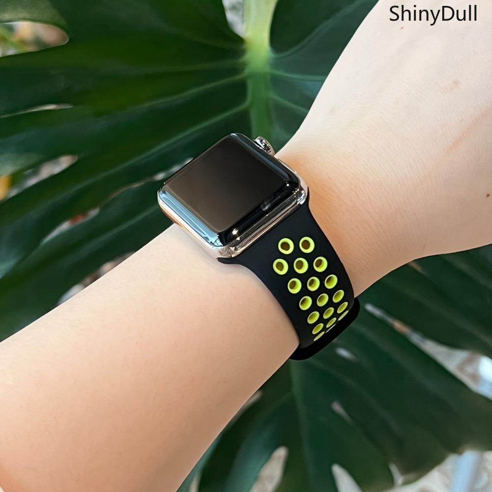 2-Pack Soft Silicone Sports Strap for Apple Watch – Durable, Breathable, Fits 38–49mm, Series 1–11, SE, Ultra / Ultra 2, Unisex