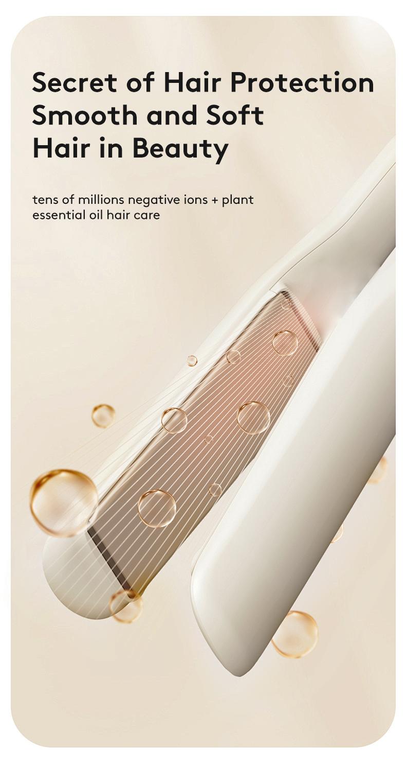 2 in 1 Flat Iron and Curling Iron, 1 Inch Professional Travel Flat Iron, Portable Straightener and Curlers with 10s Heat Up,Hair Straightening Ionic Fast Heating Hair Tools,