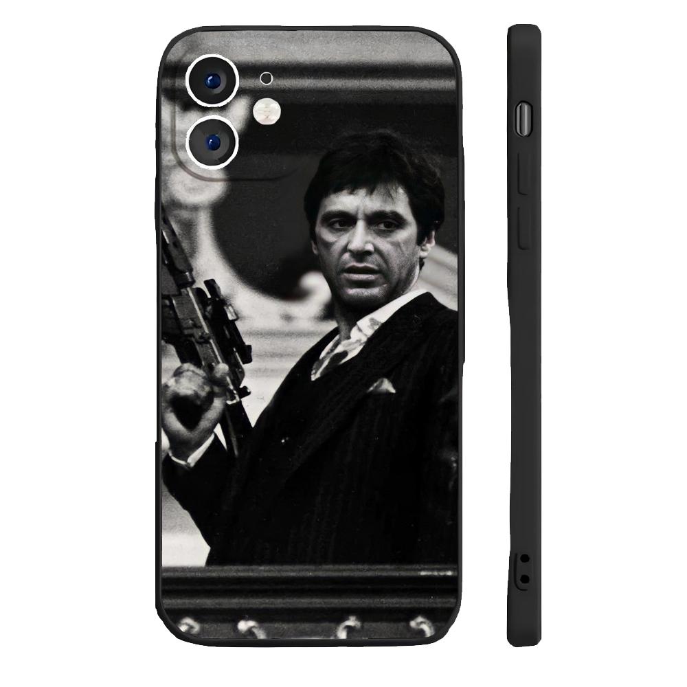 Fashion S-Scarface Phone Case Silicone Soft For IPhone 17 16 15 14 13 12 11 Plus Pro Max Plus Samsung Galaxy S26 S25 S24 S23 S22