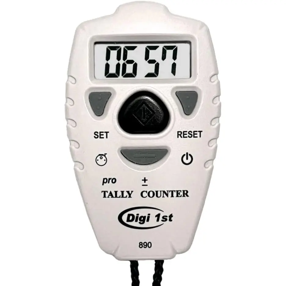 Digital Tally Counter with Up/Down Count Functionality, Electronic Clicker for Golf, Lap & Knitting Tracking (1-Pack), Add/Subtract People & Pitch Counter, Electronic Up Down Clicker