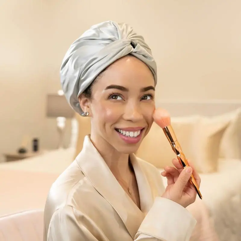 100% Mulberry Silk Sleep Headband for Women, Wide Frizz-Free Hair Wrap Designed for Blowout Longevity and Overnight Protection, Silk Headbands, 100 Silk Bonnet
