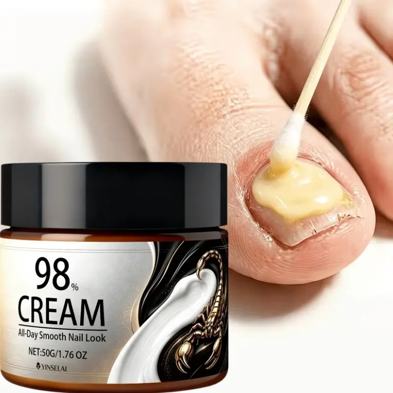 98% Natural Origin Nail Cream – Smooth & Strengthen Brittle Nails, Cuticle Care, Cuticle Balm 50g