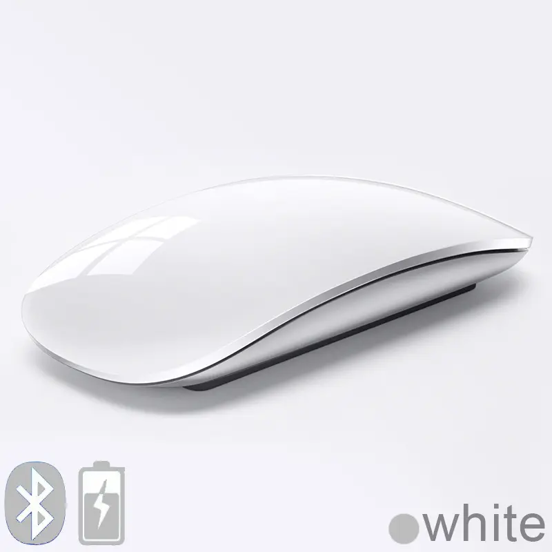 Multi-Touch Surface Bluetooth 5.0 Wireless Mouse for MacBook Pro, MacBook Air, Mac Mini, iPad - Ultra-Low Latency for PC Gaming, Phone Use