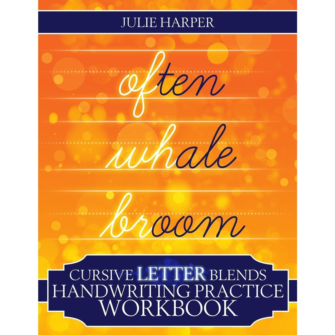 Cursive Letter Blends Handwriting Practice Workbook: Learn to Handwrite - Paperback
