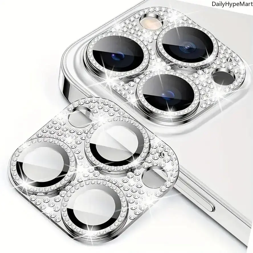 All-in-One Glitter Armor Camera Lens Protector for iPhone Series