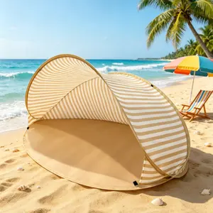 2026 Outdoor Folding Portable Tent, Large Space, Summer Sun Protection, Children's Beach Tent