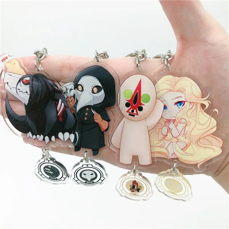 SCP Foundation Anime Badge Keychain Accessories Halloween Cosplay Pendant Gift