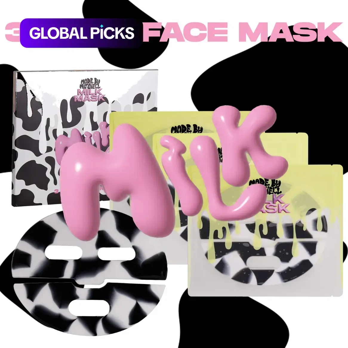 MILK MASKS- MADE BY MITCHELL
