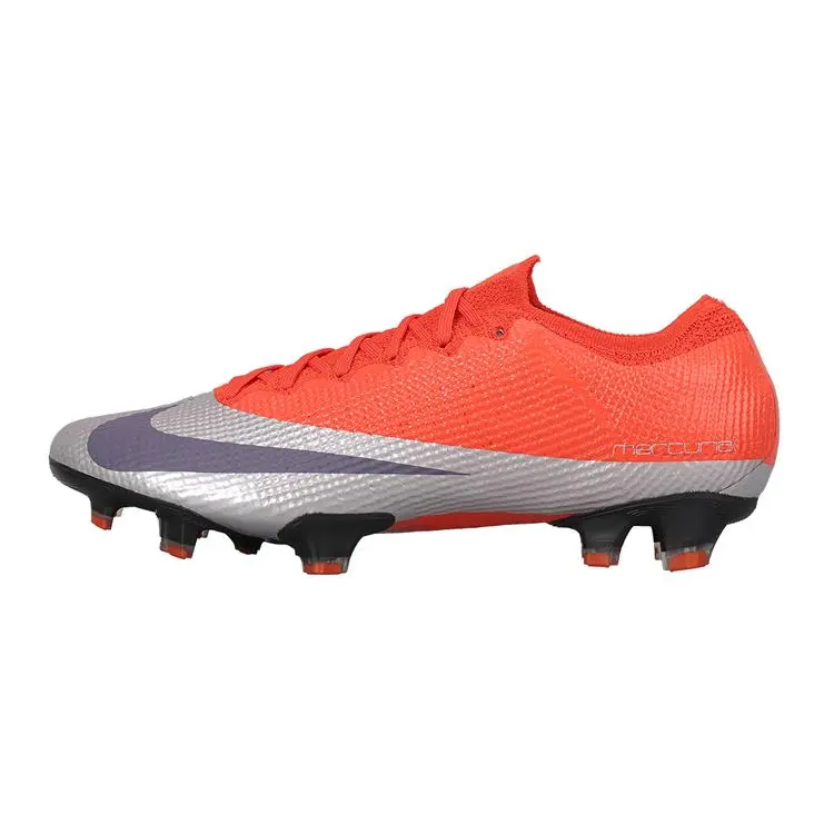Nike Mercurial Vapor 13 Elite FG Men's Football Boots - Bright Orange, House White, Lightweight, Aerotrac Grip, Polyester Knit, Official Maison Mihara Design