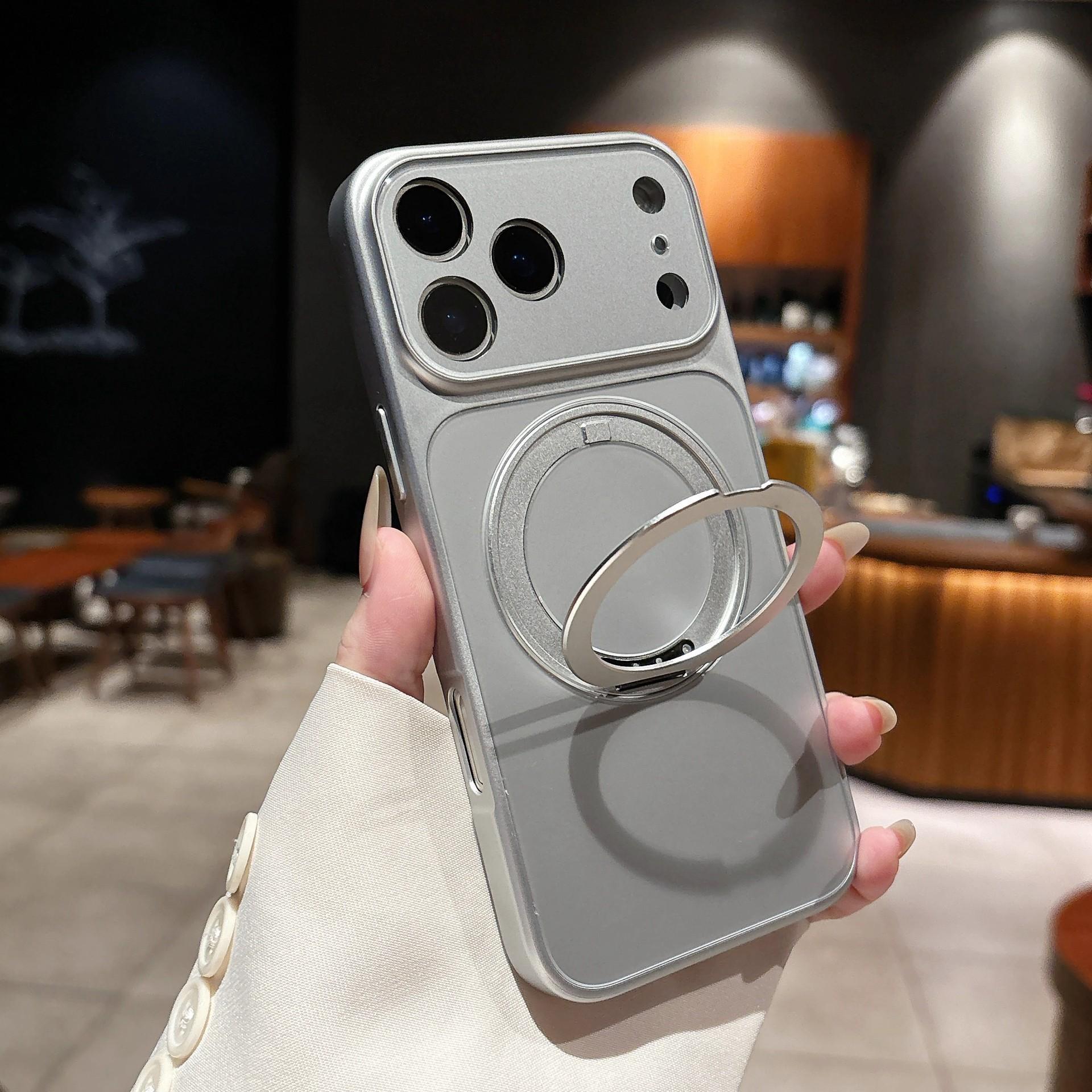 360 °   Rotating stand instantly transforms into 17, suitable for Apple 17 Pro Max phone case, iPhone 16 anti-drop protective cover