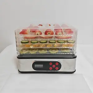 Compact Household Food Dehydrator for Dried Fruits Homemade Snacks and Pet Treat Air Drying Processing