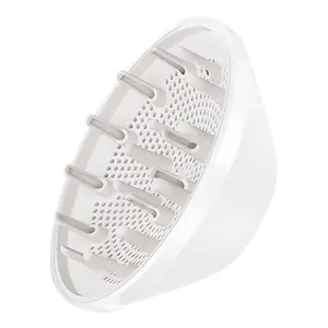 Compact Hair Dryer Diffuser Attachment for Home Salon Travel Use White Blow Dryer Accessories