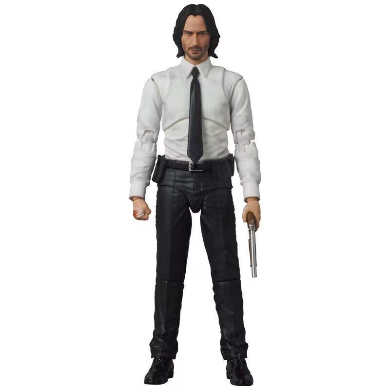 John Wick Action Figure John Wick Chapter 4 Figure Mafex 212 Ko Statue Collection Custom Model Doll Birthday Gift
