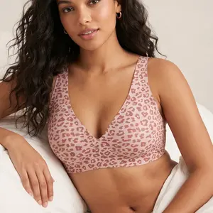 VRCOMFY jelly bras Wireless Womens Comfortable Wireless Bras push up bras for women bralette Bralettes Seamless Tshirts Bras Deep V Everyday Brasjelly wireless push-up bralette coverage push full underwire summerwins