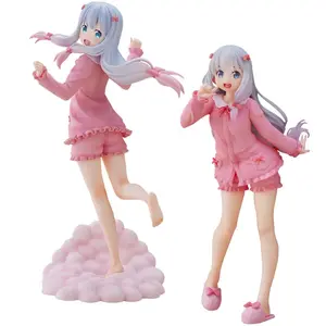 Anime figure Izumi Sagiri pink pyjamas standing action figure cute girl Izumi Sagiri Doll PVC Model Toy Collection Statue Gift