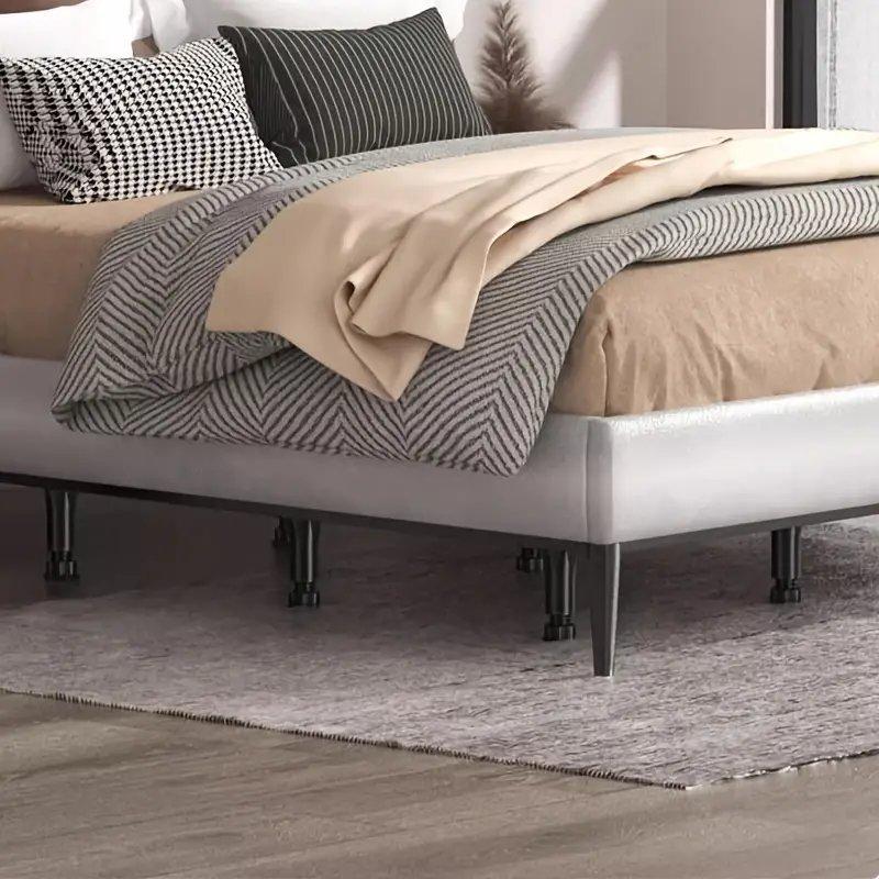 Adjustable Bed Frame Support Leg, Multi-functional Furniture Support Legs, Durable Plastic Furniture Hardware for Bed, Sofa, Dresser, Screws Install, Screws, Bolts