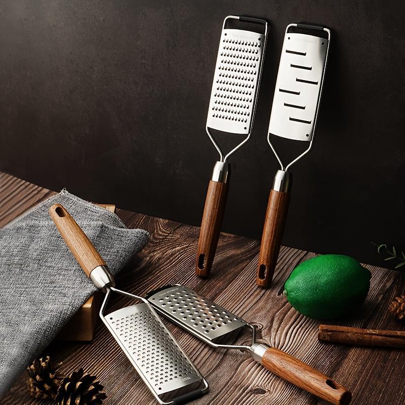4pcs Set of Stainless Steel Graters, Multifunctional Vegetable Slicer for Lemon, Cheese, And Ginger