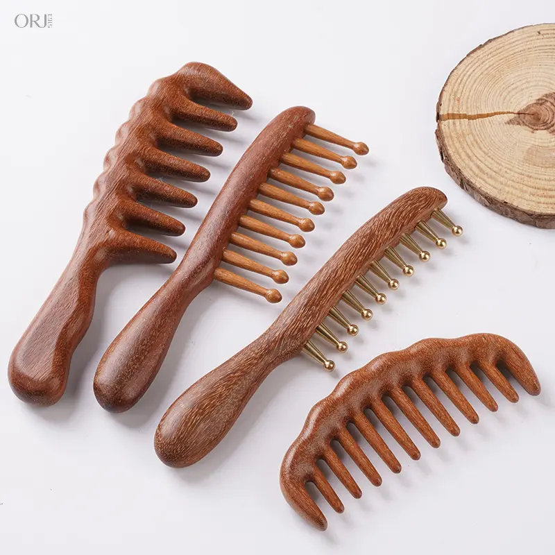 Multi Pack Natural Wooden Wide Tooth Hair Combs, Gentle Scalp Massage Detangling Styling Tools, Anti Static Grooming Accessory for Curly Thick Hair, Unisex Hair Care Comb for Women Men Daily Hairdressing,Silver,Snowman,G,Gothic,Hall,ae,virgin,personalize,