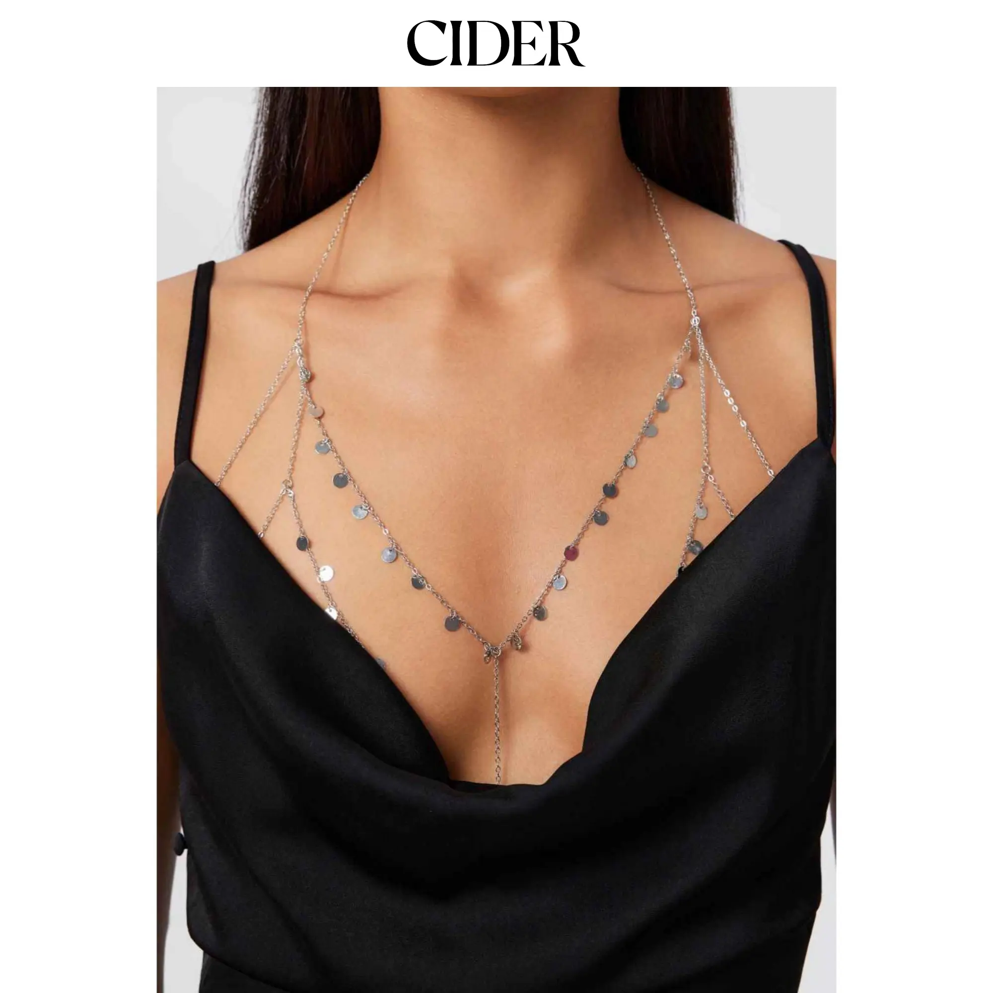 Cider [one-size] Glitter Decor Body Chain SummerWins SummerFinds