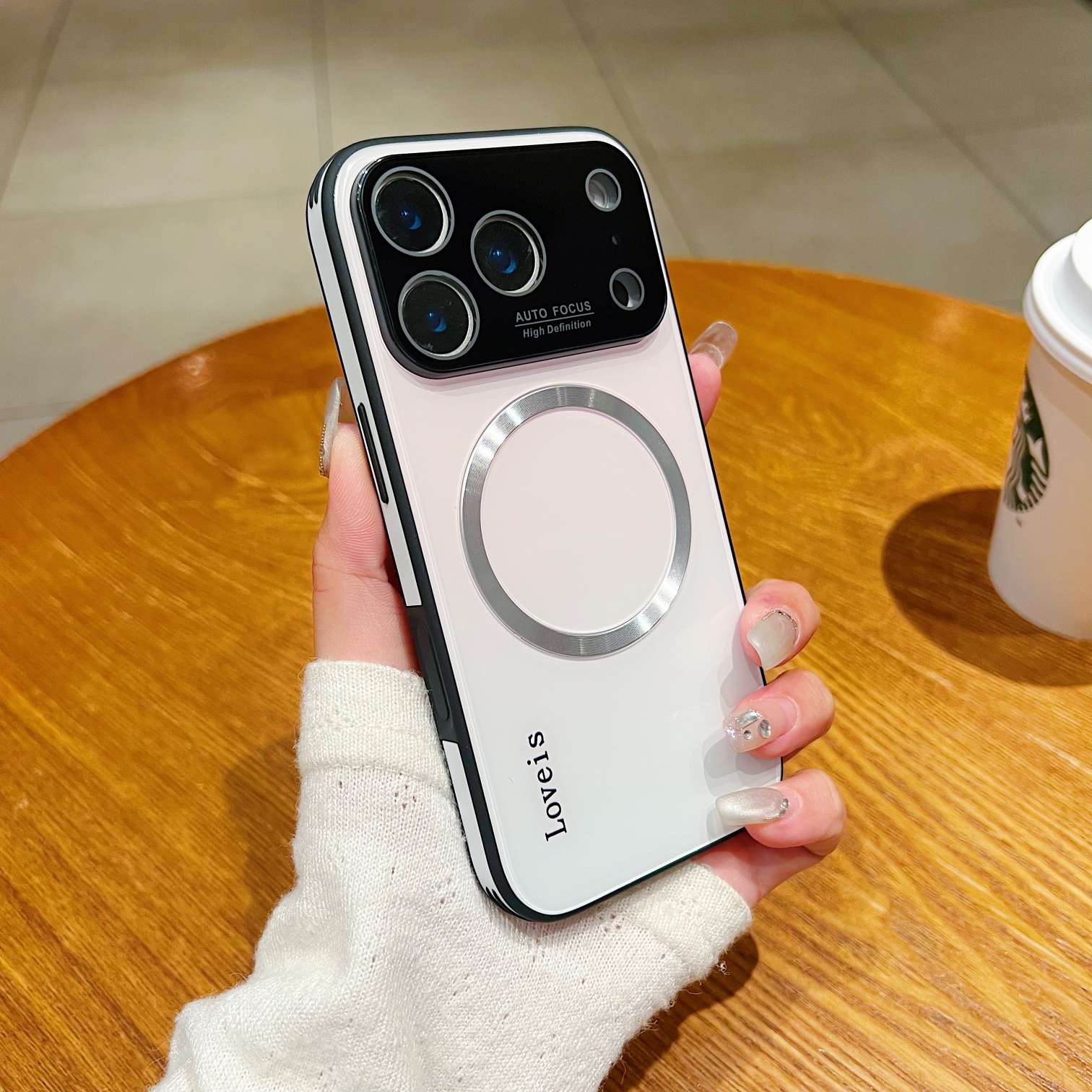 [Sale!Free!!Ship!] Mag Safe Gradient Phone Case for iPhone 17 Pro Max 16 Plus 15 14 13 Luxury Soft TPU Bumper Drop Protective with Full Camera Lens Protector Phone Cover