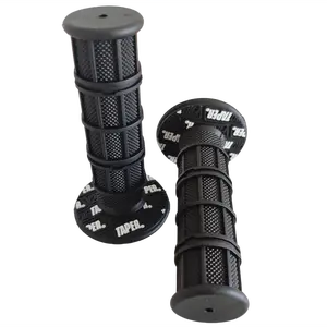 7/8" 22mm Universal Rubber Grips for Off-Road Handlebars, Anti-Slip Textured Pair, Vibration Reduction, Fits 50cc-450cc Bikes