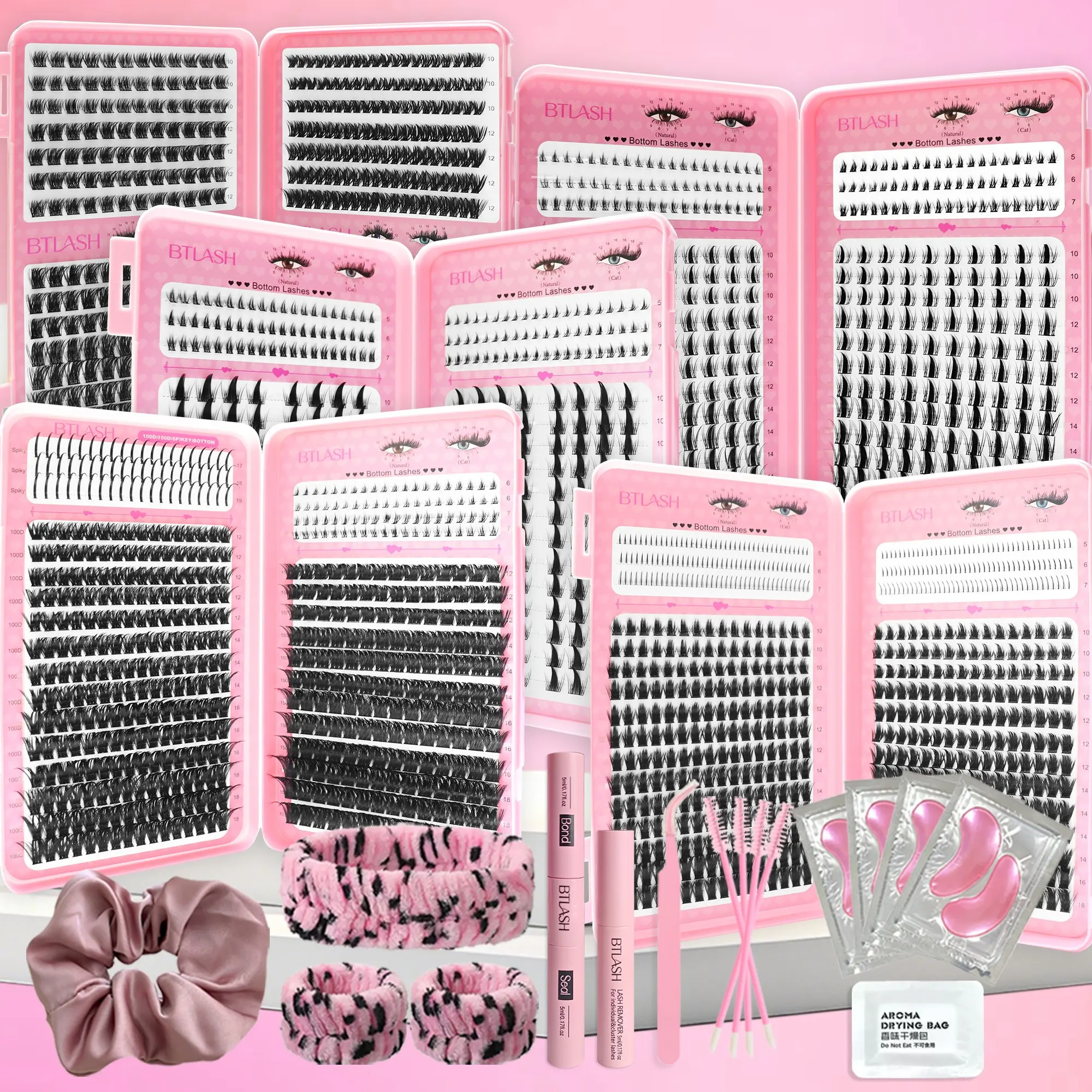 0.07mm Easy-To-Use Fan Lash Extensions, Comic/fox/baby/thick/mixed Style, Natural Soft Flowy Single Lashes, Beginner-Friendly, D Curl, 10-18mm Length